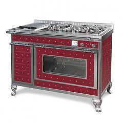 Структура печи Fornelli Melissa 120 GEP inox